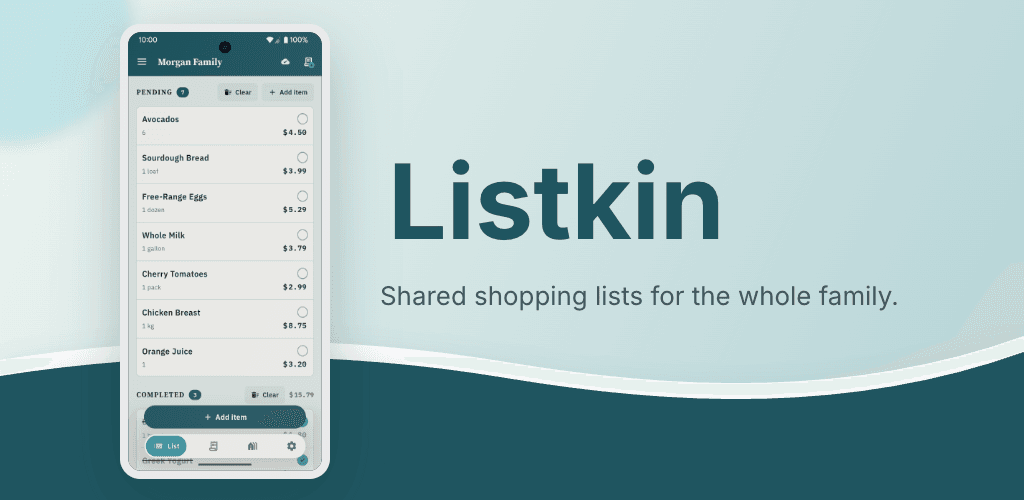 Listkin feature graphic